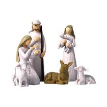 Estátua De Resina De Carvalho Branco Para Presente De Natal, Aniversário, Feriado, Decoração De Mesa