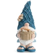 Estátua de resina de gnomo marinho Etlemonde Garden 22x9x9 cm Estátua de resina de gnomo marinho Etlemonde Garden 22x9x9 cm