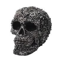 Estátua De Resina Estilo Mecânico De Caveira, Decoração De Halloween, Ornamento Para Casa Estátua De Resina Estilo Mecânico De Caveira, Decoração De Halloween, Ornamento Para Casa