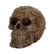 Estátua De Resina Estilo Mecânico De Caveira Para Decoração De Halloween, Ornamento De Decoração