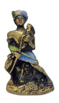Estátua de resina logun mini 9cm orixa umbanda imagem