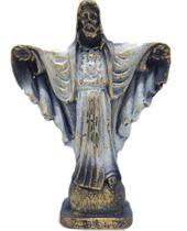 Estátua de resina oxala mini 9cm orixa umbanda imagem