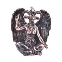 Estátua De Resina Satan Goat Baphomet, Decorativa Para Porta, Placa De Decoração Religiosa,