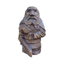 Estátua De Resina Viking Nórdica Pagã Odin Thor Tyr Ulfhednar, Decoração De Jardim Para Casa E