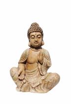 Estatua Decorativa Buda Hindu Tibetano Em Resina 34Cm