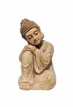 Estatua Decorativa Buda Hindu Tibetano Em Resina 39Cm