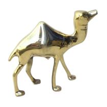 Estátua Decorativa de Camelo em Latão Índia Overseas Trading Corp