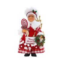 Estátua Decorativa De Chef Natalino Ms Claus Para Mesa - Centro De Mesa Estátua Decorativa De Chef Natalino Ms Claus Para Mesa - Centro De Mesa