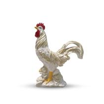 Estátua Decorativa Galo Paisagismo Enfeite Casa Jardim Cozinha Gesso Pintura Exclusiva - AVB DECOR