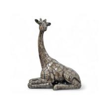 Estátua Decorativa Girafa Savana 31 Cm Gesso Premium VÁRIAS VARIEDADES