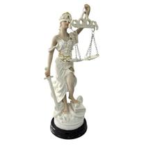 Estátua deusa/dama da justiça em resina importdada Estátua deusa/dama da justiça em resina importdada
