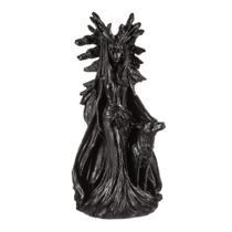 Estátua Deusa Hécate Preta em Resina Estátua Deusa Hécate Preta em Resina