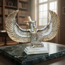 Estátua Deusa Ísis Egípcia Alada Decoração Resina 29 Cm G!! Branco/ouro Estátua Deusa Ísis Egípcia Alada Decoração Resina 29 Cm G!! Branco/ouro