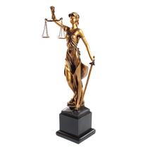 Estátua Deusa Têmis 46 cm Dama Da Justiça Símbolo Do Direito - Verito