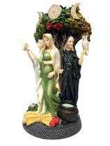 Estátua Deusa Tríplice Colorida - Bosque dos Gnomos