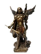 Estátua do Arcanjo Gabriel - Mensageiro Divino em Resina Premium Estátua do Arcanjo Gabriel - Mensageiro Divino em Resina Premium