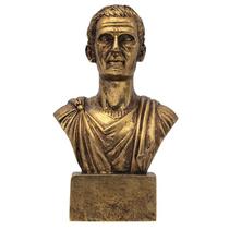 Estátua do busto, imperador romano Nerva, escultura em resina de 6 polegadas