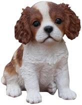 Estátua do cachorrinho King Charles Sculpture Hi-Line Gift Ltd