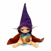 Estátua Duende Bebê Pedra Agatha Alinhamento dos Chakras 5cm