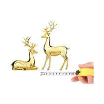 Estátua Elegante De Rena Em Resina, Ornamentos De Natal, Decoração Luxuosa Para Sala De Estar E Mesa