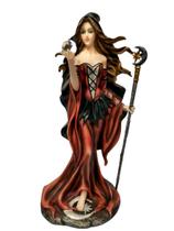 Estátua Elfa dos Cristais - Guardiã da Energia Pura da Terra