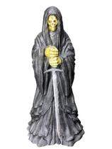 Estátua Exu Caveira Espada Exclusiva - Decoração Resina