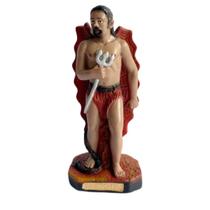 Estátua Exu Morcego Umbanda e Candomblé Gesso - Hadu Esotéricos e Religiosos