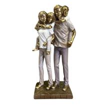 Estátua Família - 1 Menino e 1 Menina