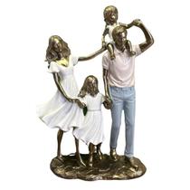 Estátua Família - 2 Meninos