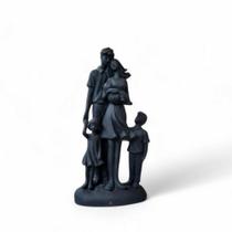 Estátua Família Decorativa Casal com Filhos Menina Menino Bebê VÁRIAS VARIEDADES
