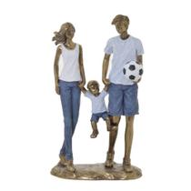 Estatua Familia Decorativa Futebol - CLAUMIXX