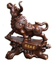 Estátua Feng Shui Import Boi Marrom Grande da Prosperidade 53x25x58cm Estátua Feng Shui Import Boi Marrom Grande da Prosperidade 53x25x58cm