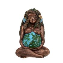 Estátua Gaia / Mãe Terra / Pachamama Em Resina - Indra Shop