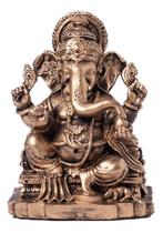 Estatua Ganesha Deus Do Intelecto Sabedoria Decoração Resina - AME Decor Casa e Jardim
