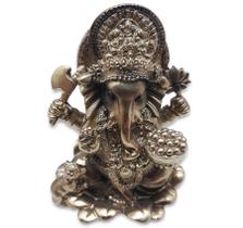 Estátua Ganesha Divindade do Sucesso e Prosperidade 10 cm Estátua Ganesha Divindade do Sucesso e Prosperidade 10 cm