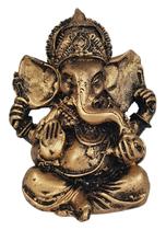 Estátua Ganesha Hindu Sorte Prosperidade Sabedoria - R.A. ARTESANATOS