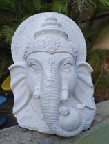 Estátua Ganesha Yoga Meditação Prosperidade Decorar