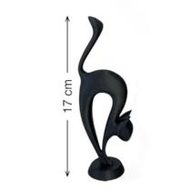 Estátua Gato 17cm Impressão 3d Arte Abstrata
