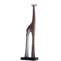 Estátua Girafa Mosaico LUXO Resina - Demelo