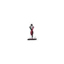 Estátua Harley Quinn DC Collectibles Vermelho. Branco e Preto por Frank Cho