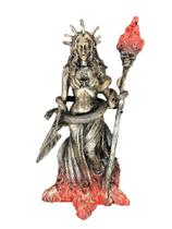 Estátua Hecate Cobra - Decoração Esotérica Em Resina