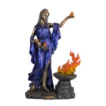 Estátua Hestia - Deusa Grega do Lar e Família 27cm em Resina