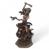 Estátua Iansã Oya Orixá Guerreira da Tempestade 24 cm Estátua Iansã Oya Orixá Guerreira da Tempestade 24 cm