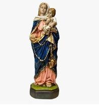 Estatua Imagem Maria Do Rosário Nossa Senhora 40cm G Linda! Estatua Imagem Maria Do Rosário Nossa Senhora 40cm G Linda!