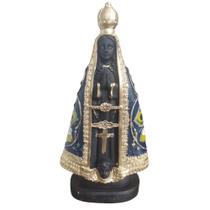 Estatua Imagem Nossa Senhora Aparecida - 20cm Gesso