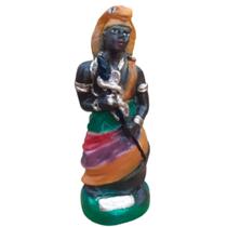 Estatua imagem Oxumare - oxumaré - oxumarê - 10cm Gesso - Nacional