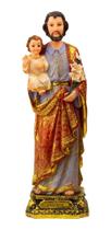 Estátua Imagem Realista São José 39.5cm - Enfeite Resina Estátua Imagem Realista São José 39.5cm - Enfeite Resina
