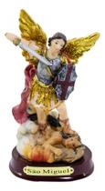 Estatua Imagem São Miguel Arcanjo Pequeno Resina - 13 Cm Estatua Imagem São Miguel Arcanjo Pequeno Resina - 13 Cm
