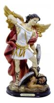 Estatua Imagem São Miguel Arcanjo Pequeno Resina - 13 Cm