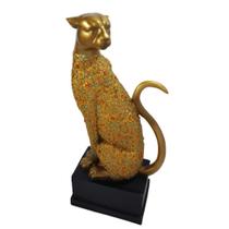 Estatua Leopardo Resina